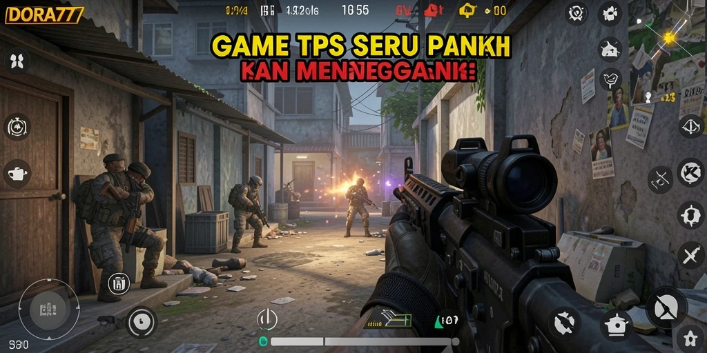 Tampilan gameplay DORA77 yang menegangkan dan penuh aksi.