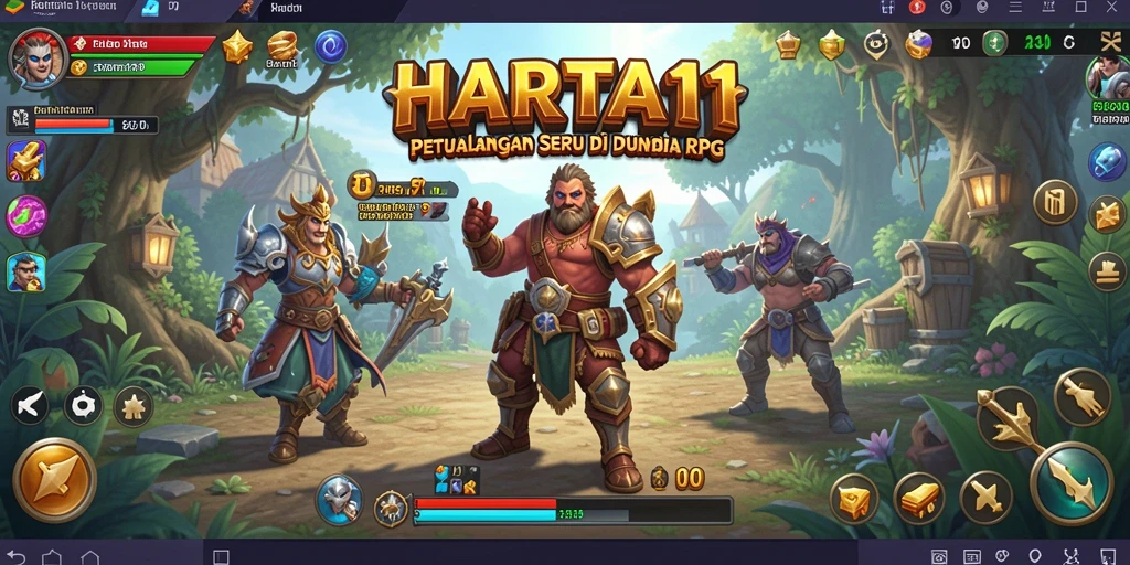 Gameplay HARTA11 yang menegangkan dan seru di dunia RPG.