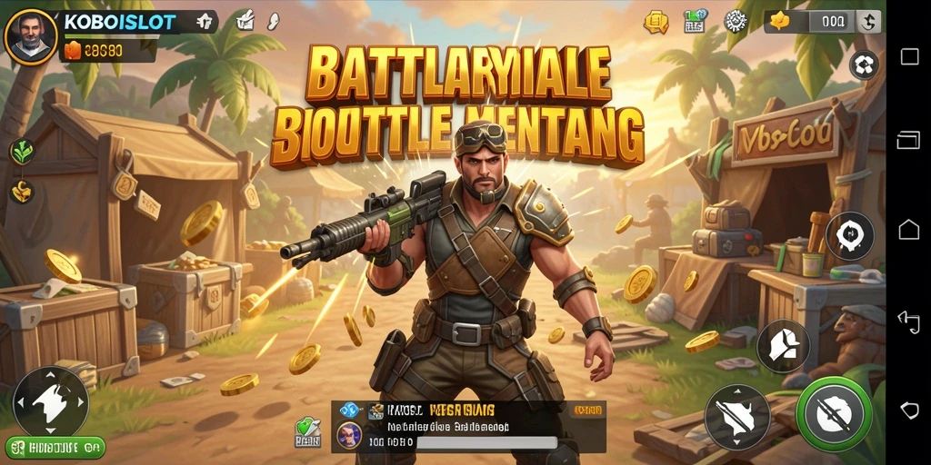 Tampilan gameplay <strong>KOBOISLOT</strong> yang mendebarkan dan penuh aksi.