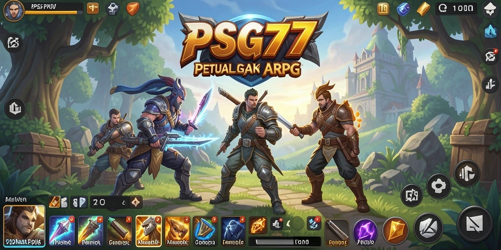 Menampilkan gameplay aksi seru dari PSG77 di dunia ARPG.