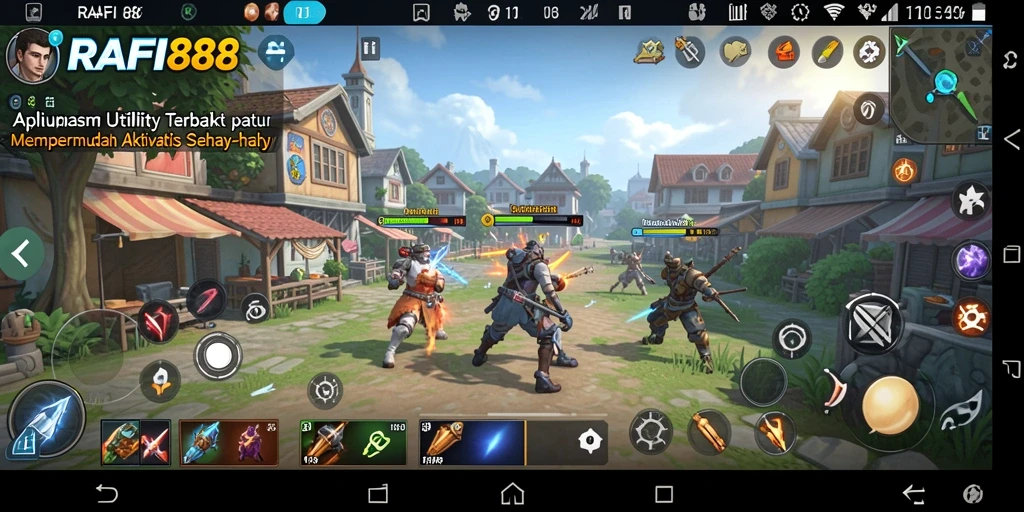 Screenshot utama RAFI88 menampilkan antarmuka aplikasi Utility yang ramah pengguna.