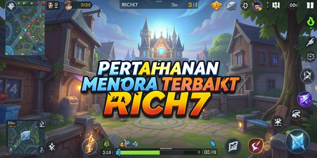 Tampilan gameplay Tower Defense yang seru dan menantang.