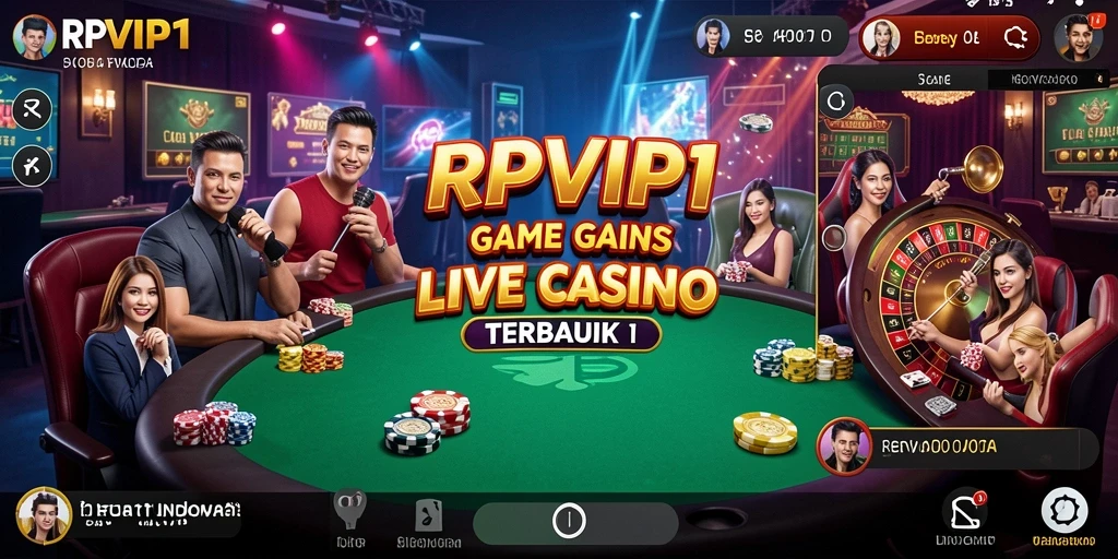 Gameplay seru dengan dealer langsung di RPVIP1.