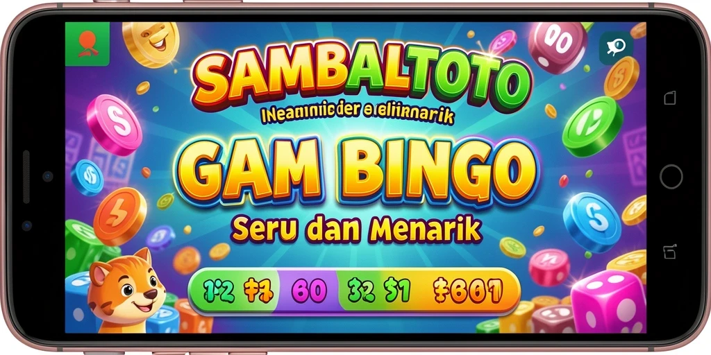 Tangkapan layar utama SAMBALTOTO menampilkan gameplay Bingo yang mengasyikkan.